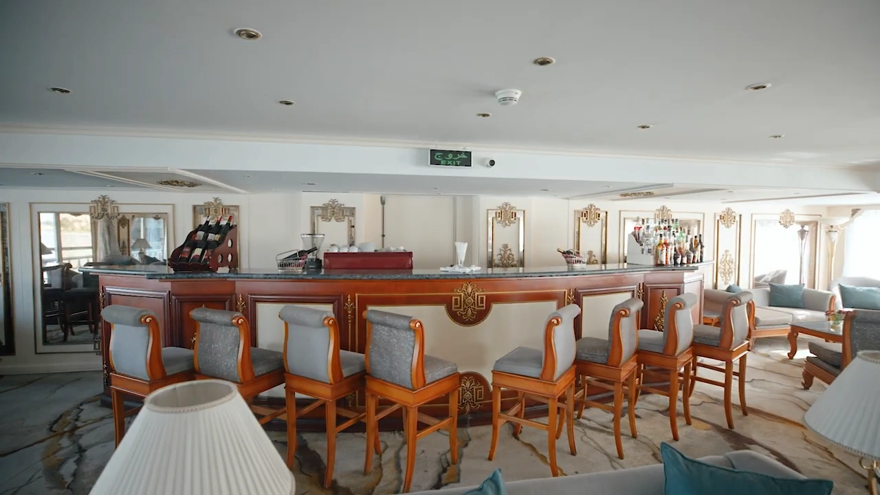 Lounge aboard the Sonesta St. George I Nile Cruise Ship Nile cruise